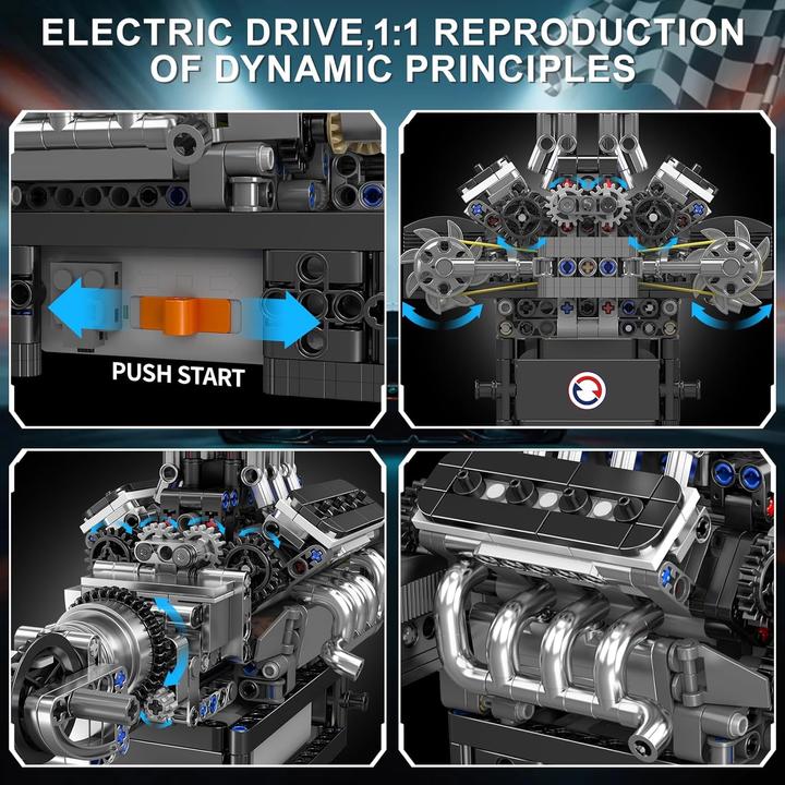 Immagine prodotto Mould King MCL V8 Engine Motor