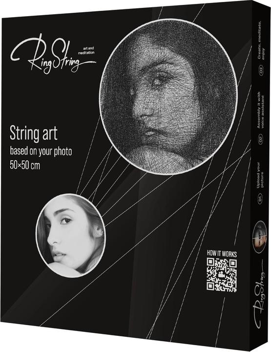 Produktbild Ring String String Art - Kunstset - Maxi (50x50 cm)