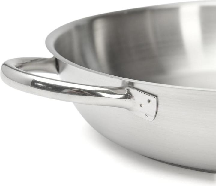 Image du produit de Buyer PRIM'APPETY poêle à frire Ø32cm, 2 poignées, induction (32 cm, Poêle à frire, Acier inoxydable)