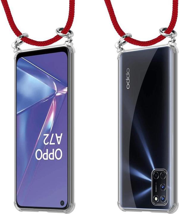 Produktbild Cadorabo TPU Handy Kette SILBER Cover