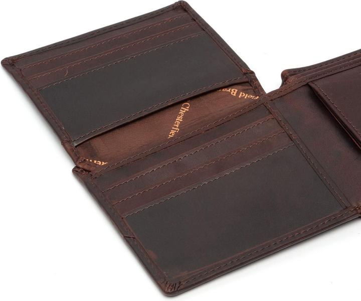 Actual product image The Chesterfield Brand Wax Pull Up wallet RFID protection leather 11 cm