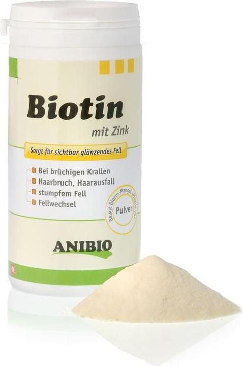 Actual product image Anibio Biotin with zinc 220gr - (77100) (220 g)