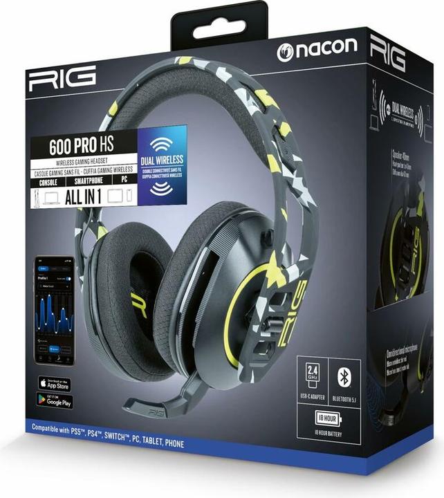 Image du produit Nacon Gaming RIG 600 PRO HS (Sans fil)