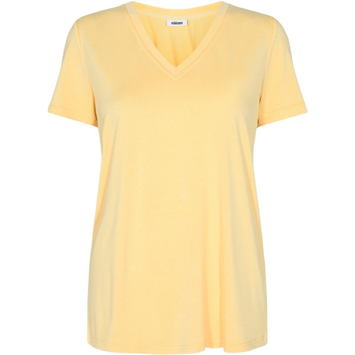 Minimum, Damen, Shirt, t-shirt daen iniu rynih 0281, Gelb, (M)