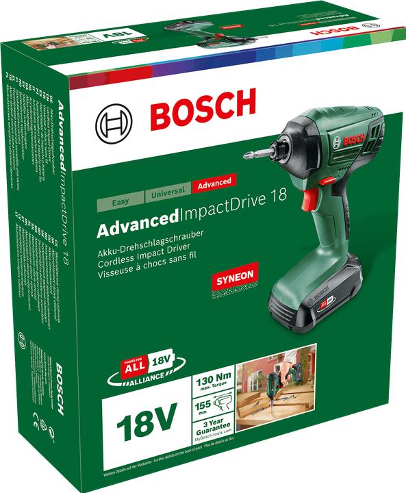 Immagine prodotto Bosch Home & Garden AdvancedImpactDrive 18 (Cacciavite a percussione)