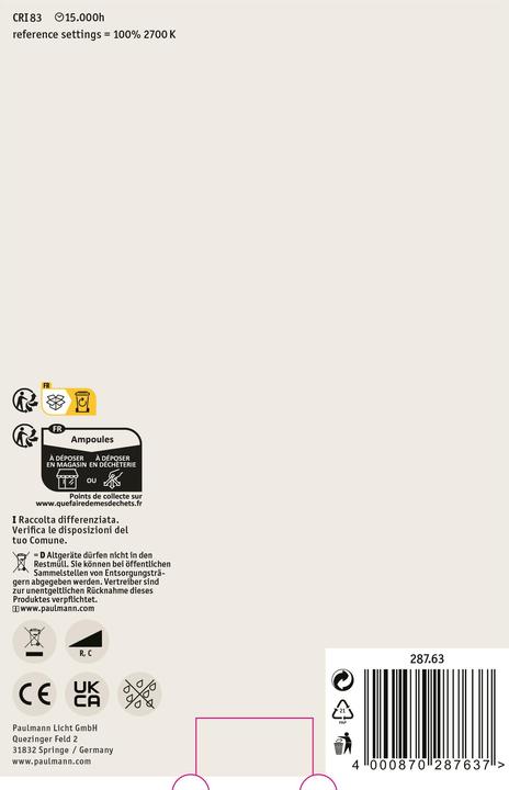 Actual product image Paulmann Inner Shape (E27, 300 lm, 1x)