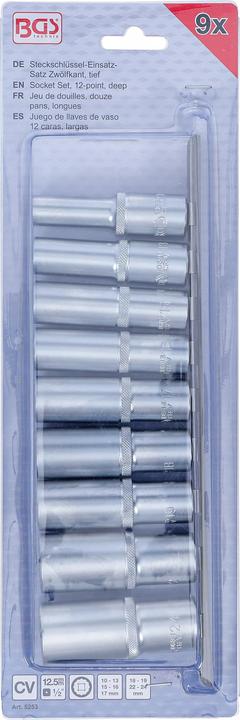 Produktbild BGS Steckschlüssel-Einsatz-Satz (12.5 mm)