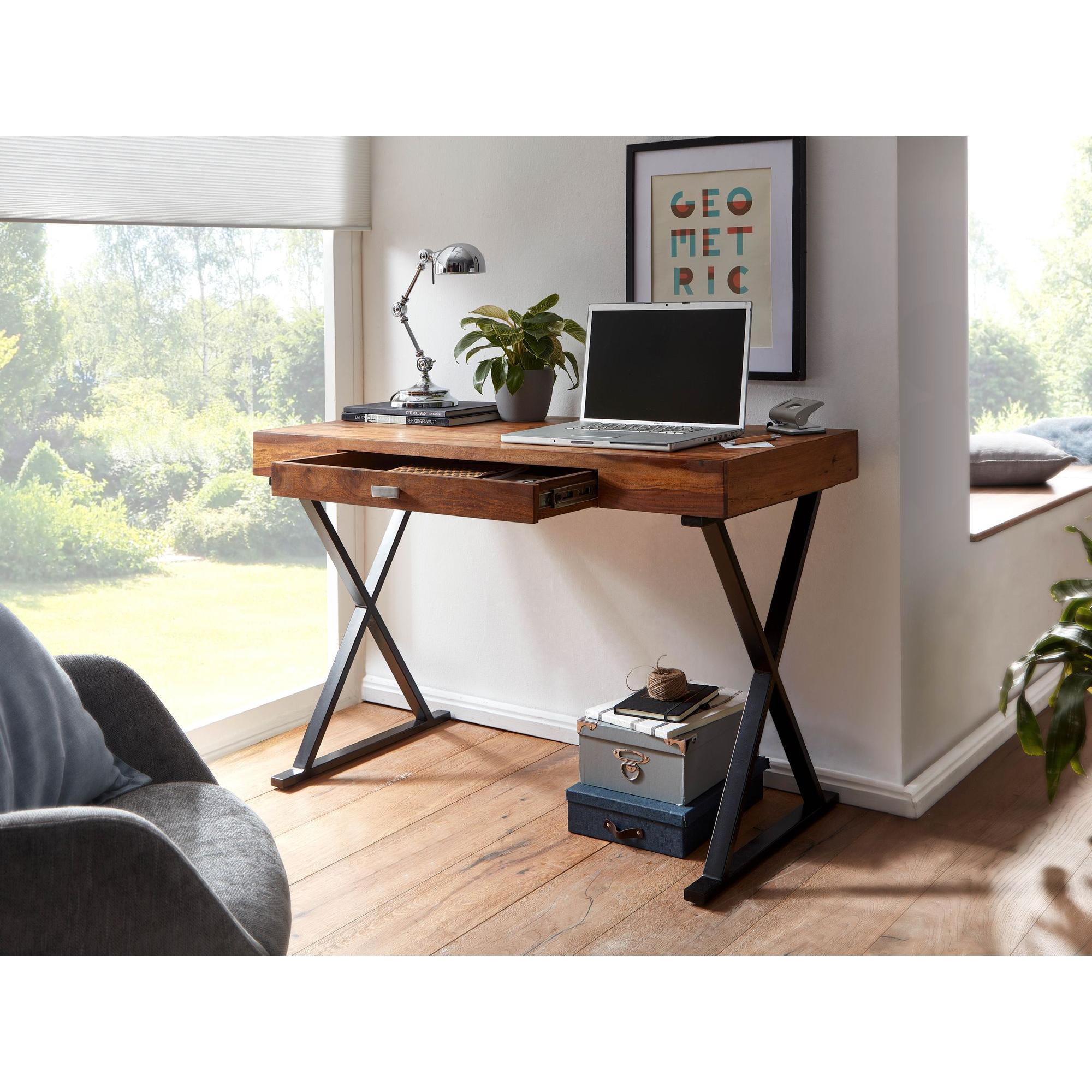 Thumbnail - FineBuy, Schreibtisch, Schreibtisch (120 x 55 x 78 cm)