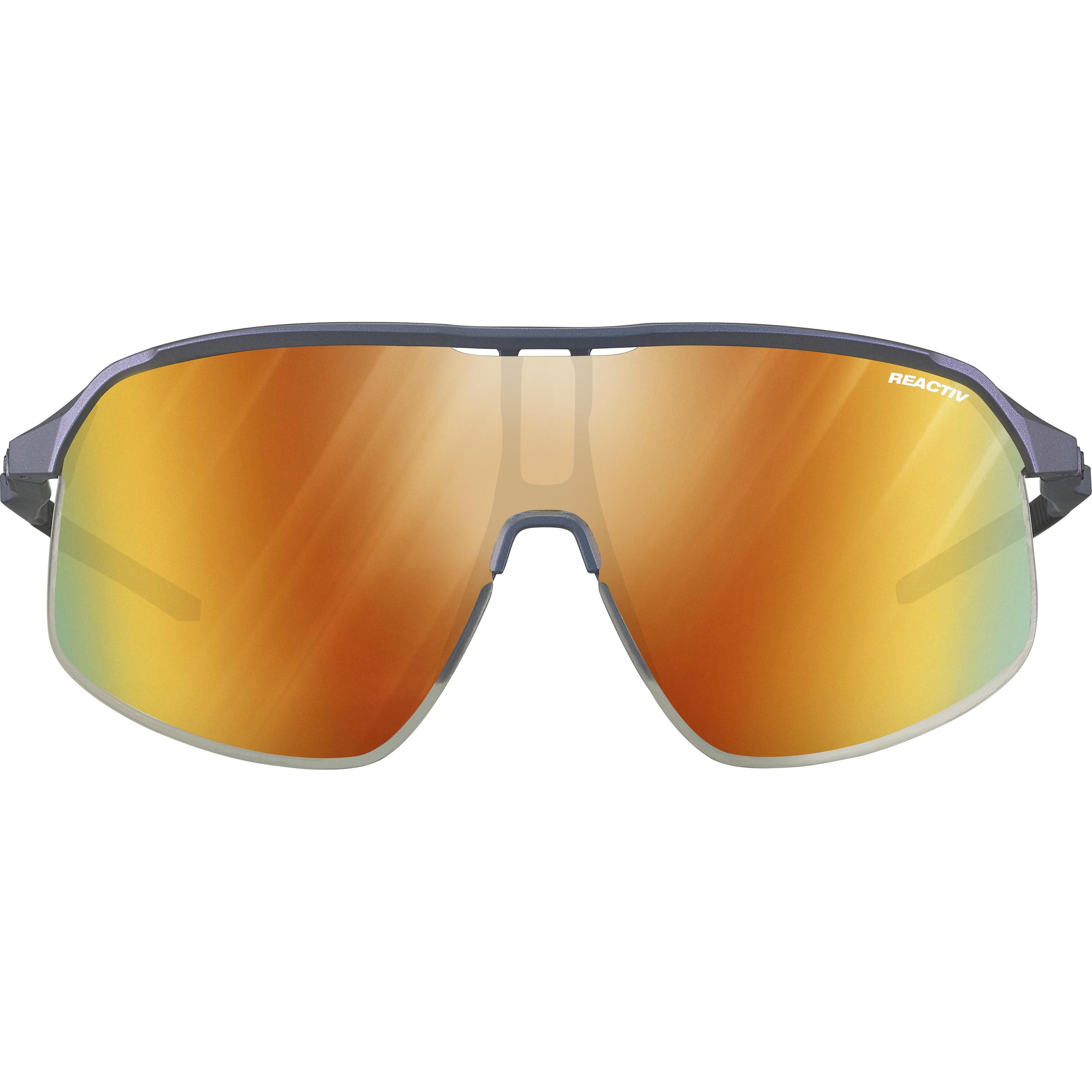 Thumbnail - Julbo, Unisex, Sportbrille, Density Reactiv S1-3 (Red, Iris Blue, Orange), Rot, Blau