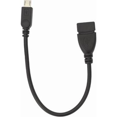 Thumbnail - Sbox USB A F.->MICRO USB M. 0.1M USB F-MICRO M (0.10 m, USB 1.0), USB Kabel
