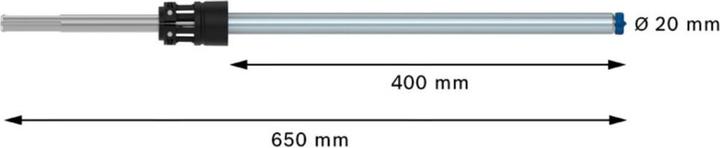 Produktbild Bosch Professional Zubehör Expert SDS Clean max-8X Hammerbohrer, 20 x 400 x 650 mm (bis 20 Millimeter)
