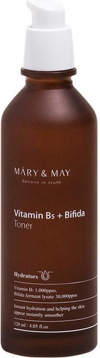 Mary&May Vitamin B5 + Bifida Toner 4.05 Fl Oz / 120 ml (Gesichtswasser, 120 ml)