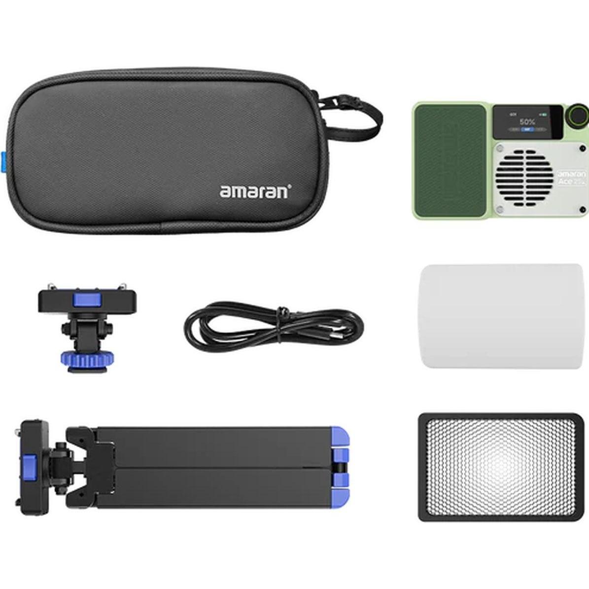 Amaran Kit verde Ace 25x (Videocamera), Luce continua, Verde