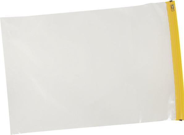 Eichner 5 tarpaulin bags 90.0 x 140.0 cm transparent/yellow (5 pcs.)