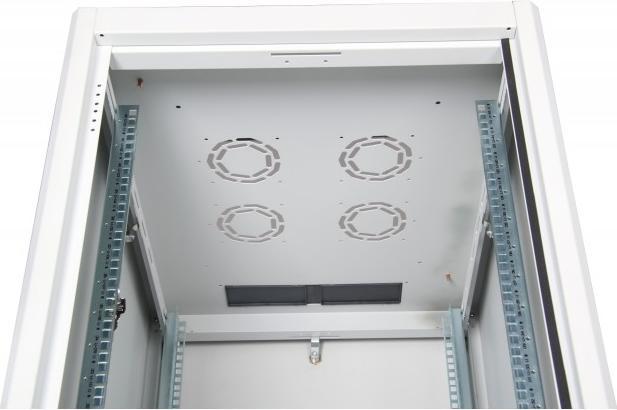 Actual product image Assmann DIGITUS 26U 19 inch free standing network cabinet 1300x600x600 mm color gray RAL 7035 (26 RU, 19 inch rack)