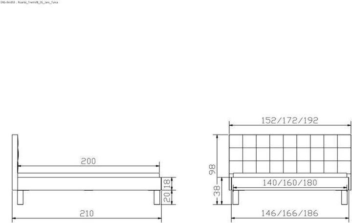 Produktbild Hasena Ricardo 20 (180 x 200 cm)