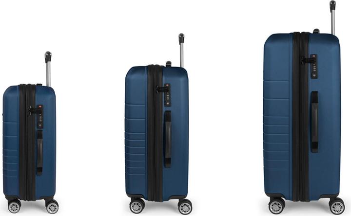 Immagine prodotto Gabol Set di valigie Escape a 4 ruote 3 pezzi con piega elastica (220 l)