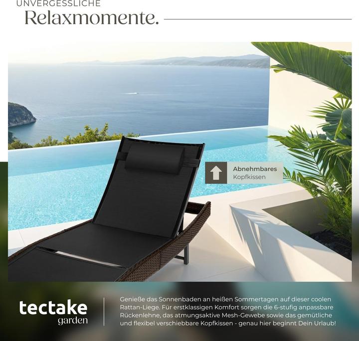 Immagine prodotto tectake Sdraio Moana (211 cm)