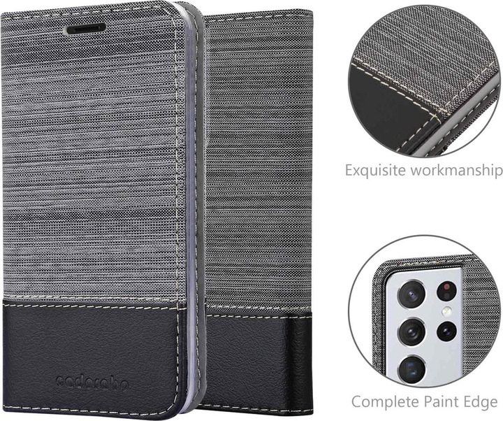 Actual product image Cadorabo Jeans Book Cover (Samsung Galaxy S22 Ultra)