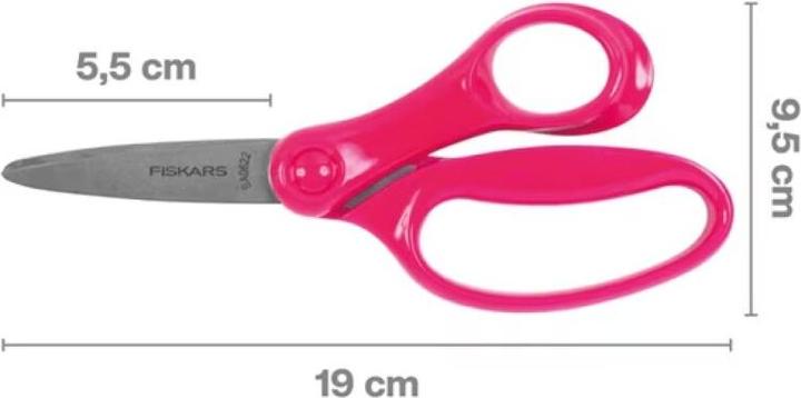 Image du produit Fiskars 1067851 Ciseaux pour enfants, Rose (15 cm)