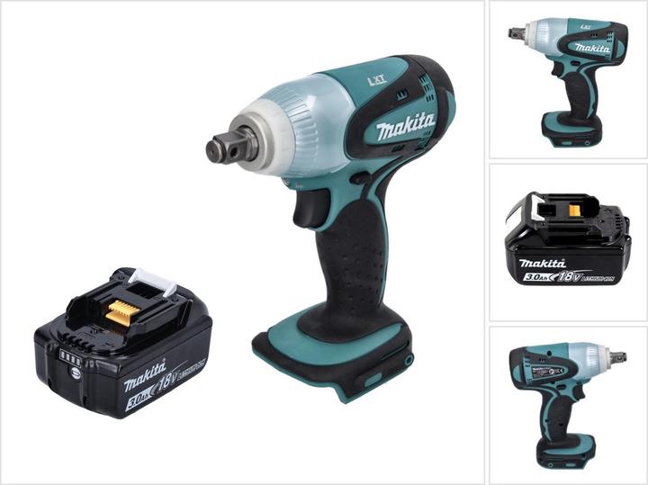 Produktbild Makita DTW 251 F1 Akku Schlagschrauber 18 V 230 Nm 1/2" + 1x Akku 3,0 Ah - ohne Ladegerät