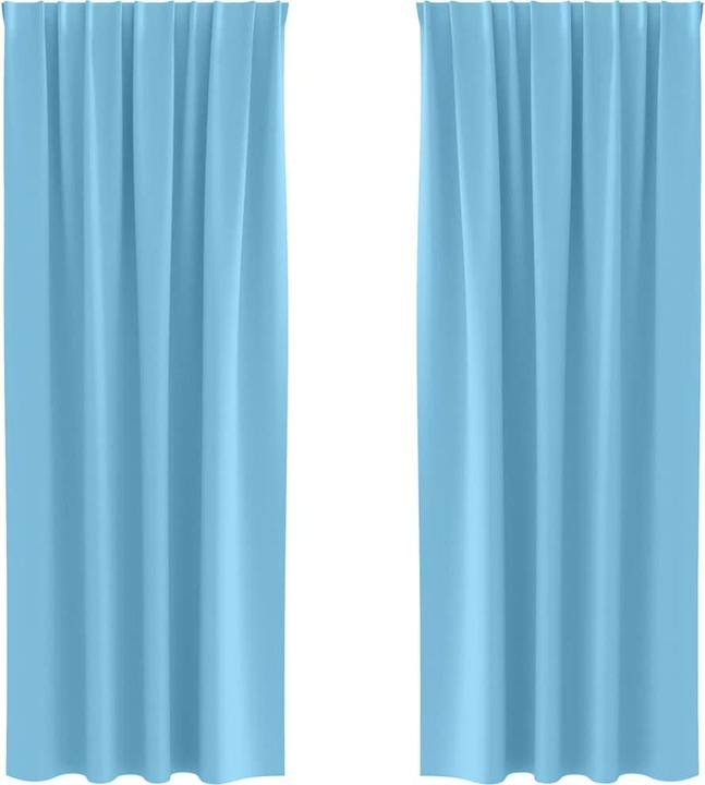 Actual product image vidaXL Light-shielding curtains (225 x 140 cm)