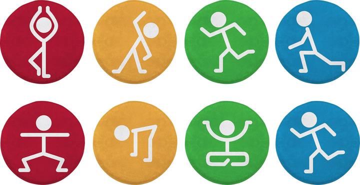 Actual product image Achoka Movement Points Activity Dots (40 x 40 cm)