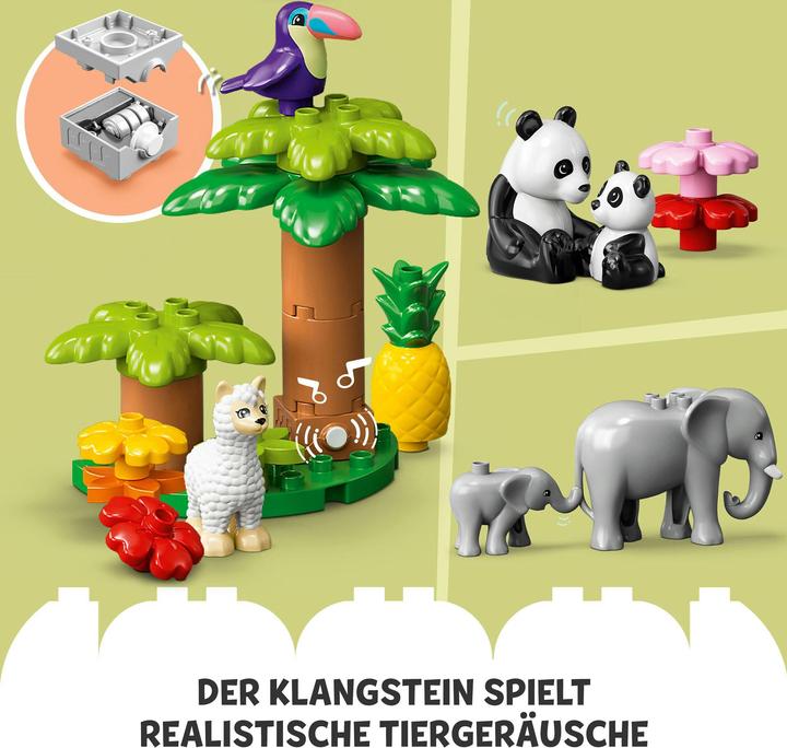Actual product image LEGO Wild animals of the world (10975)