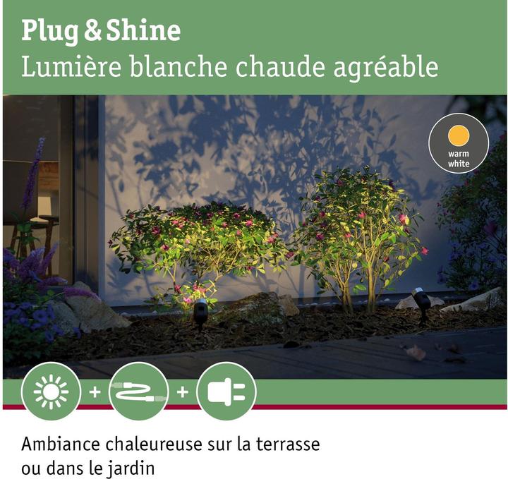 Actual product image Paulmann Plug & Shine Pike (370 lm, IP65)