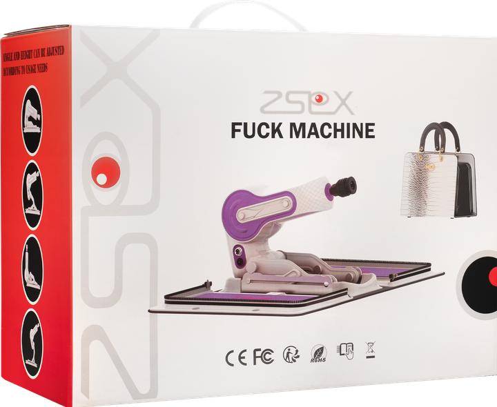 Produktbild Zsex Fuck Machine - Weisse Tasche - Lila Maschine