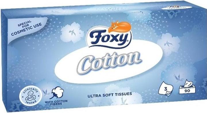 Produktbild Foxy FACIAL COTTON pañuelos ultra suaves 90 uds