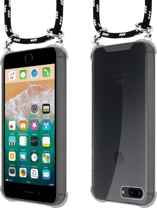 Produktbild Cadorabo TPU Handy Kette SILBER Cover