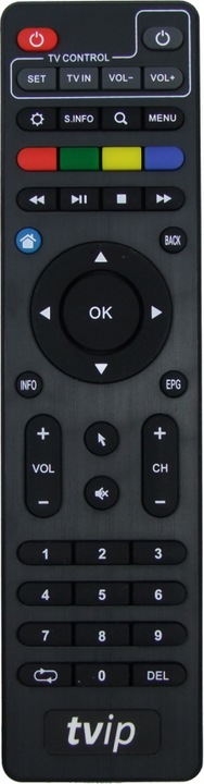 Produktbild TVIP S-Box Serie Serie 4xx / 5xx / 6xx Fernbedienung (Gerätespezifische Fernbedienung, Infrarot)