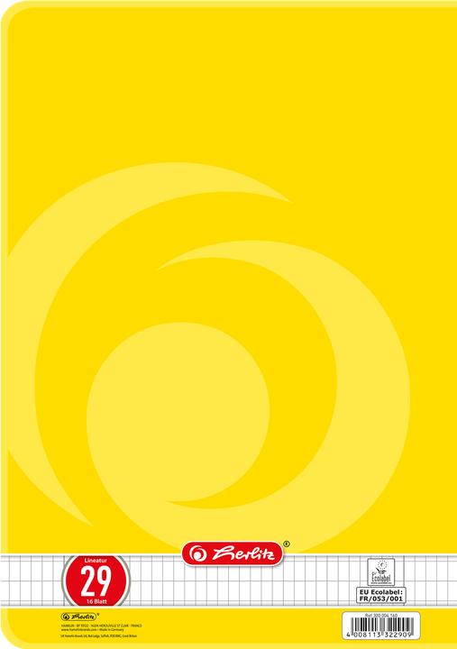 Immagine prodotto Herlitz Quaderno x.book, DIN A4, riga 29 / ruvida (A4, Quadretti, Copertina rigida)