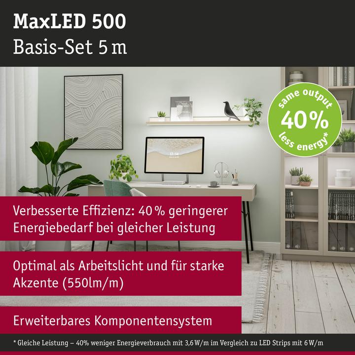 Produktbild Paulmann MaxLED 500 Basisset (Neutralweiss, 500 cm, Indoor)