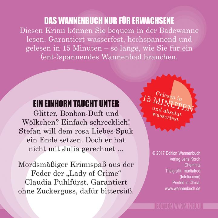 Produktbild Ein Einhorn taucht unter (Deutsch, Claudia Puhlfürst, 2021)