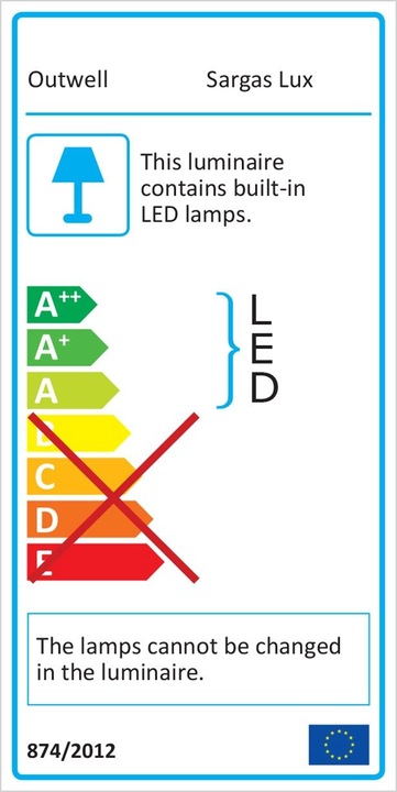 Produktbild Outwell Sargas Lux Light