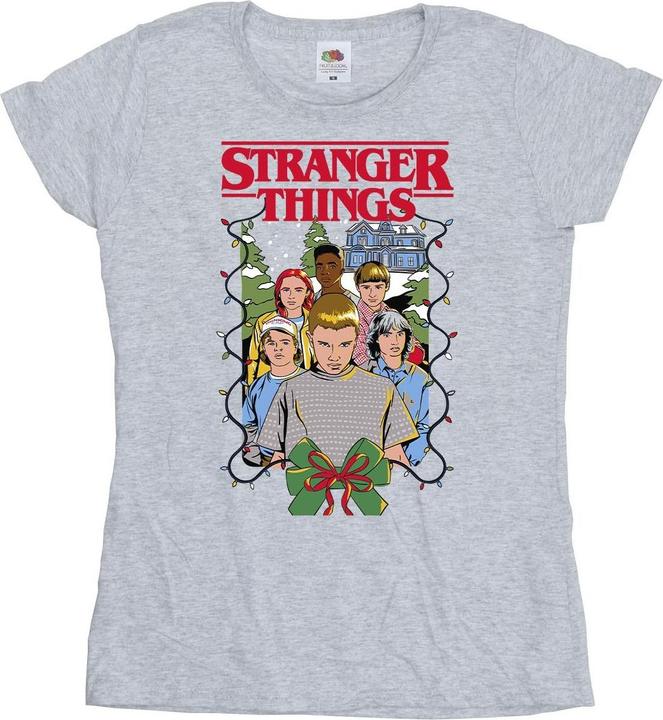 Image du produit Netflix - T-shirt STRANGER THINGS CHRISTMAS POSTER - Femme (L)