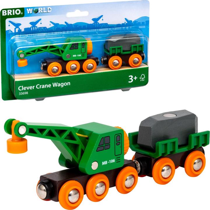 Actual product image Brio Crane truck with trailer