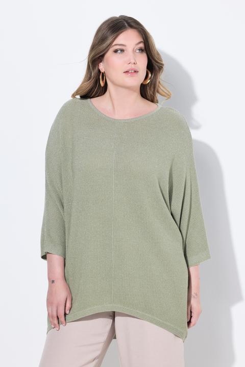 Immagine prodotto Miamoda Maglione dal taglio oversize in maglia brillante con maniche a pipistrello (58)