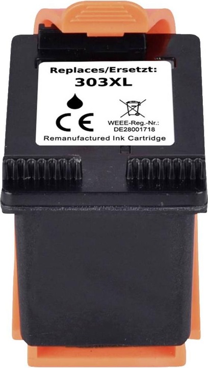 Actual product image Renkforce Ink Replaces HP 303 XL (T6N04AE) Compatible Black RF-5705434