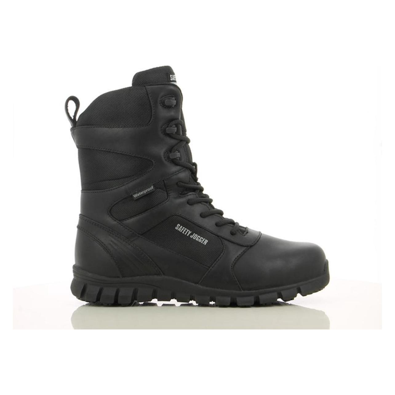 Safety Jogger, Werkschoenen, ST4400440 Hoge, Lichtgewicht Tactische Allround Laars Zwart (S3, 35, 36, 37, 38, 39, 40, 41, 42, 43, 44, 45, 46, 47)