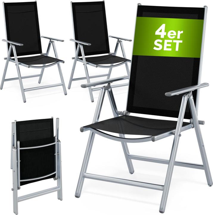 Immagine prodotto Casaria Set di 4 sedie da giardino