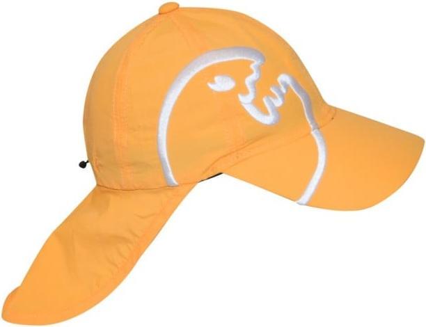 Immagine prodotto IQ-UV Berretto di protezione UV con protezione del collo per bambini, arancione (1 pz) (Crema solare, SPF 50+)