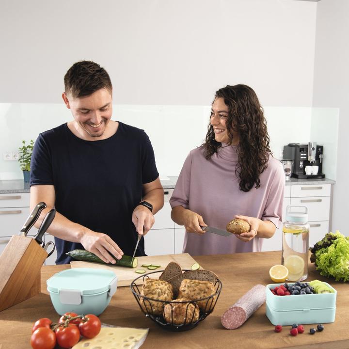 Actual product image Xavax Lunch box, with fork, 1700 ml, pastel blue