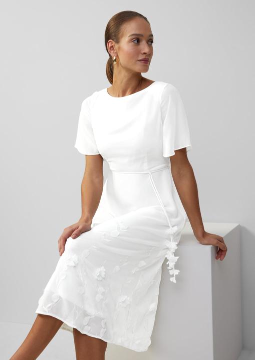 Immagine prodotto S.Oliver Kleid Festives Midikleid aus Chiffon mit floralen Applikationen (44)