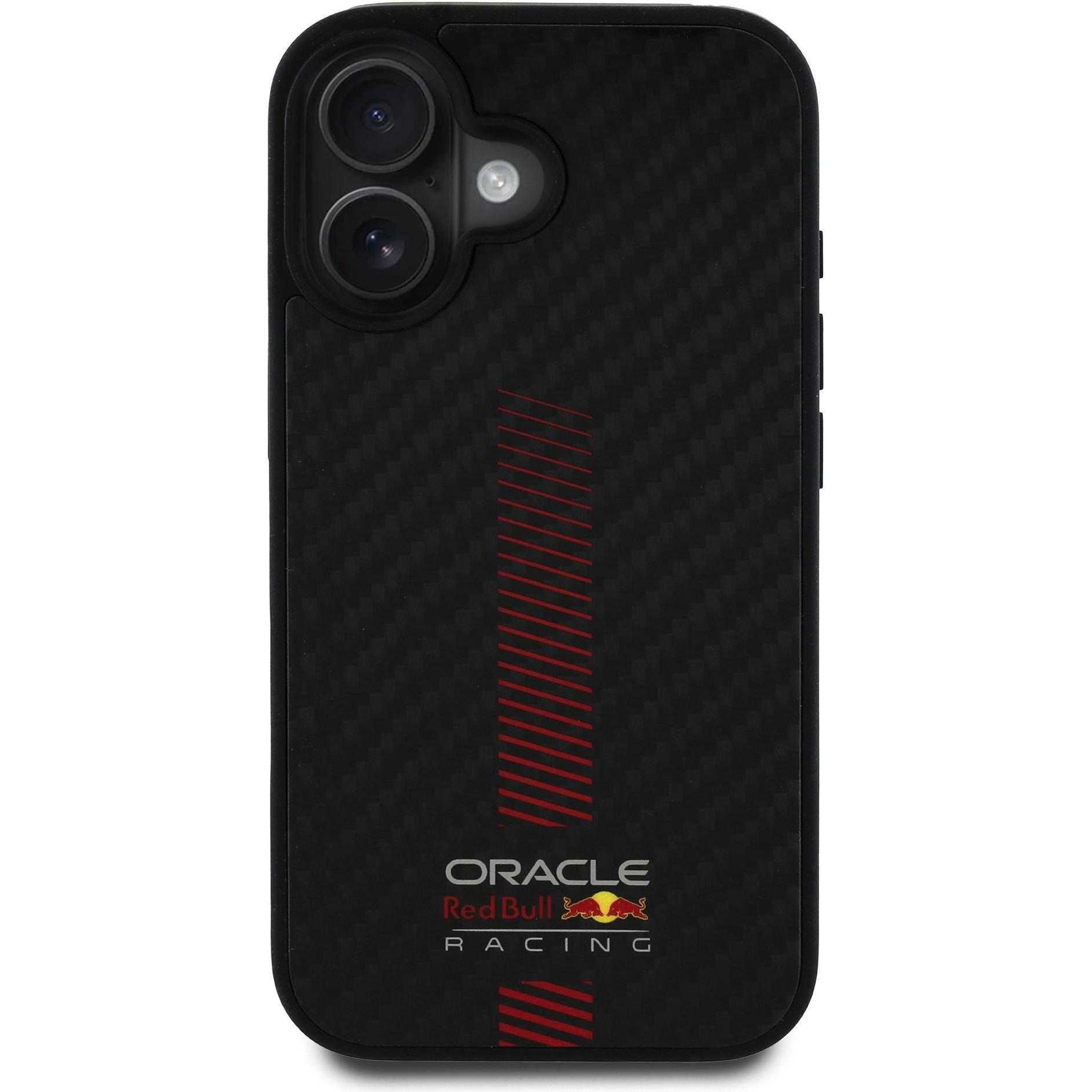 Thumbnail - Red Bull Hülle Racing Carbon Powerbar MagSafe (Apple iPhone 16), Smartphone Hülle, Schwarz