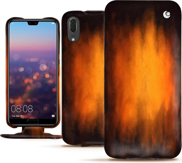 Produktbild Noreve Lederschutzhülle vertikal (Huawei P20)