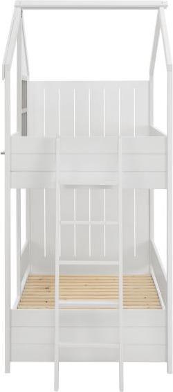 Immagine prodotto Juskys Casa dei sogni con letto a soppalco per bambini con tetto e scala (90 x 200 cm)
