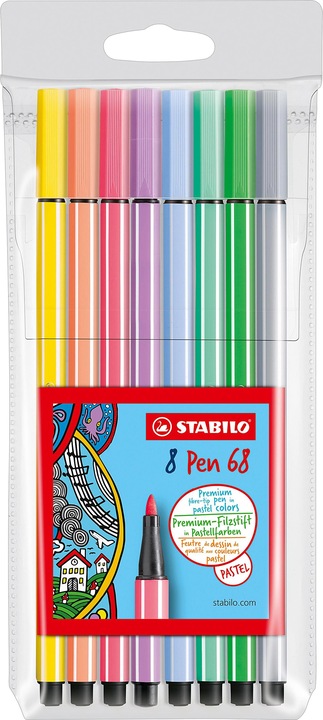 Actual product image STABILO Pen 68 Premium (Multicoloured, 8 x)